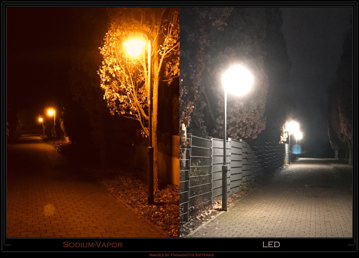 xipteras's tweet photo. #Astrophotography Photographer’s poem about modern #lightpolution ✨🔦
Amidst the night, LEDs flicker bright,
Economical whispers in silent light.
Saving energy, a dance so deft,
Yet in their glow, the stars bereft.
Their luminance spreads, a spectral thief,
Dimming the cosmos, to astronomers' grief.
A spectral pollution, unintended betrayal,
Obscuring celestial tales, vast and regal.
Alas, these bulbs, in haste they fade,
Promises of longevity, swiftly betrayed.
In their quick demise, a hidden cost,
Old-fashioned bulbs, their value not lost.
—
Made with ChatGPT https://t.co/HGzgIKDNy2, image by @xipteras 💡have a wonderfully filtered #LED night.🔭