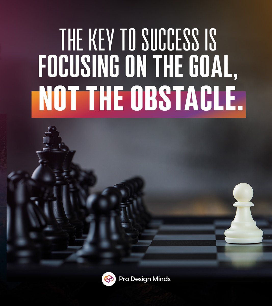 Don't let obstacles blur your vision.
When you fix your gaze on your ambition, the challenges fade away.
.
.
.
.
.
.
#ProDesignMinds #SuccessMindset #FocusOnTheGoal #OvercomeObstacles #UnleashYourPotential #Motivation #Inspiration #SEO #DigitalMarketing #Karachi #Pakistan