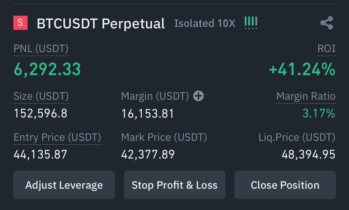 AshCrypto's tweet photo. Opened a small $BTC short at $44k 

When bears starts turning bullish and
calling for $60k, that’s the best signal

As always, I will giveaway some part of
profit from this short. https://t.co/jI1fhcEqRP