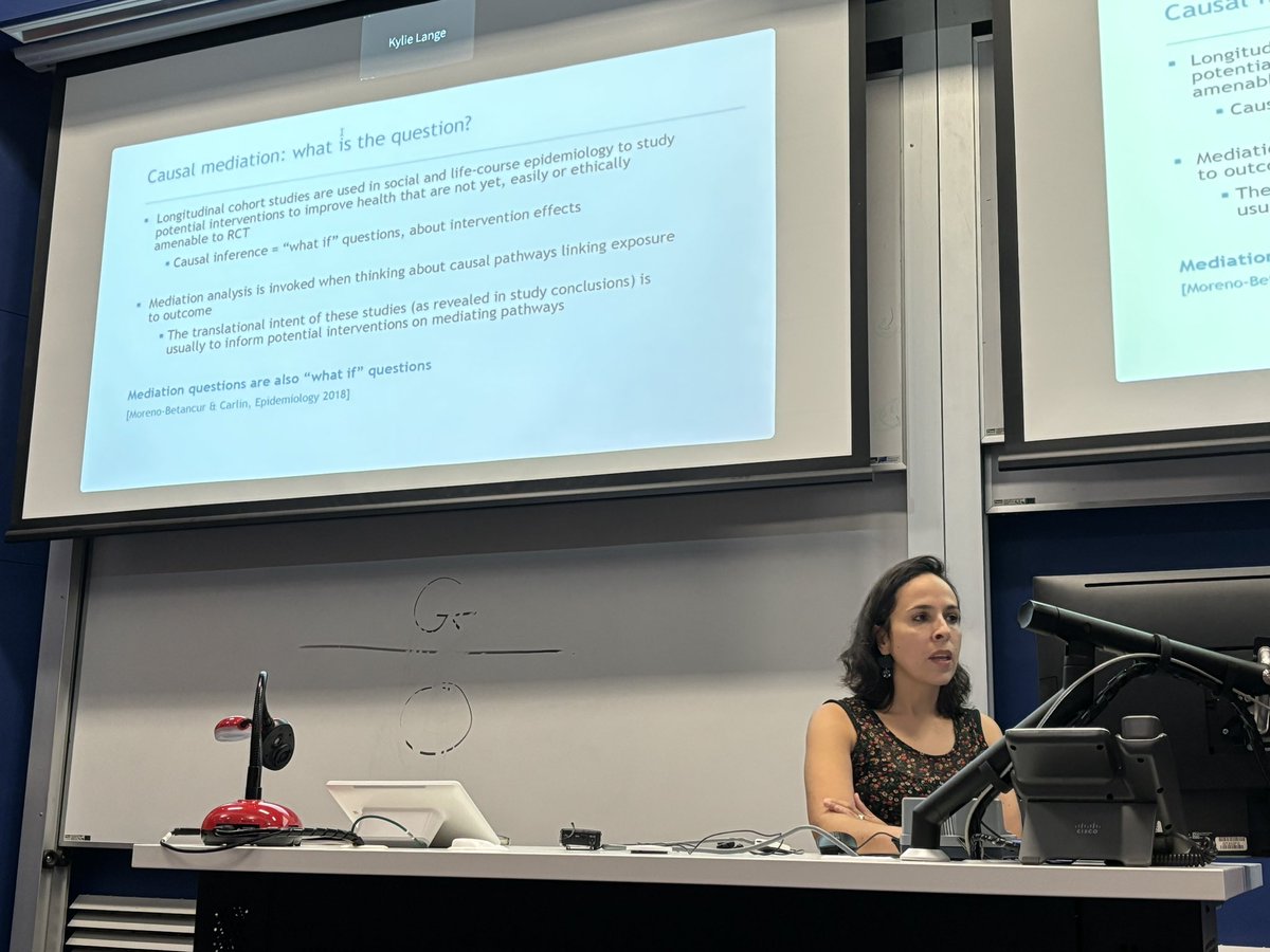 Second speaker of our session is <a href="/_MargaritaMB/">Margarita Moreno-Betancur</a> talking about mediation analysis <a href="/ASC2023/">ASC2023</a>