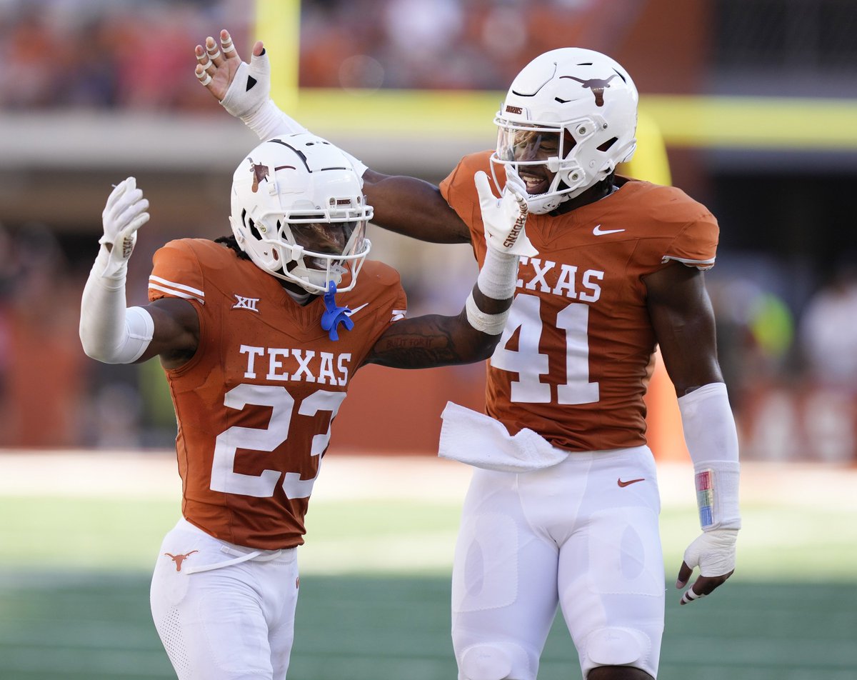 _dannydavis's tweet photo. Since the College Football Playoff started in 2014, here are the schools that have made the CFP and the NCAA Volleyball Tournament's Final Four during the same fall:

Texas (2023)

That's it. That's the list. #HookEm https://t.co/fDHTBTnZCk