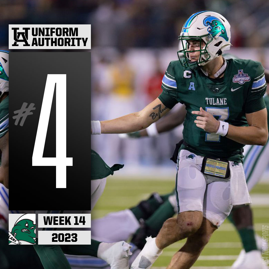 #UniAuthority Week 14 Uniform of the Week: 4. @GreenWaveFB #UAWeek14 | @TulaneEquipment