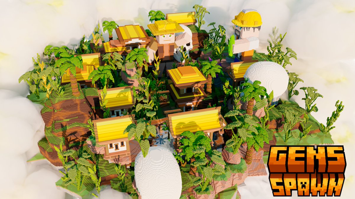 Tropical GENS spawn 
Size:300x300
exclusive map
More information in the dm or in my discord BigBrusher#4744
#MinecraftServer #Minecraft軍事部 #minecrabuild
#gens