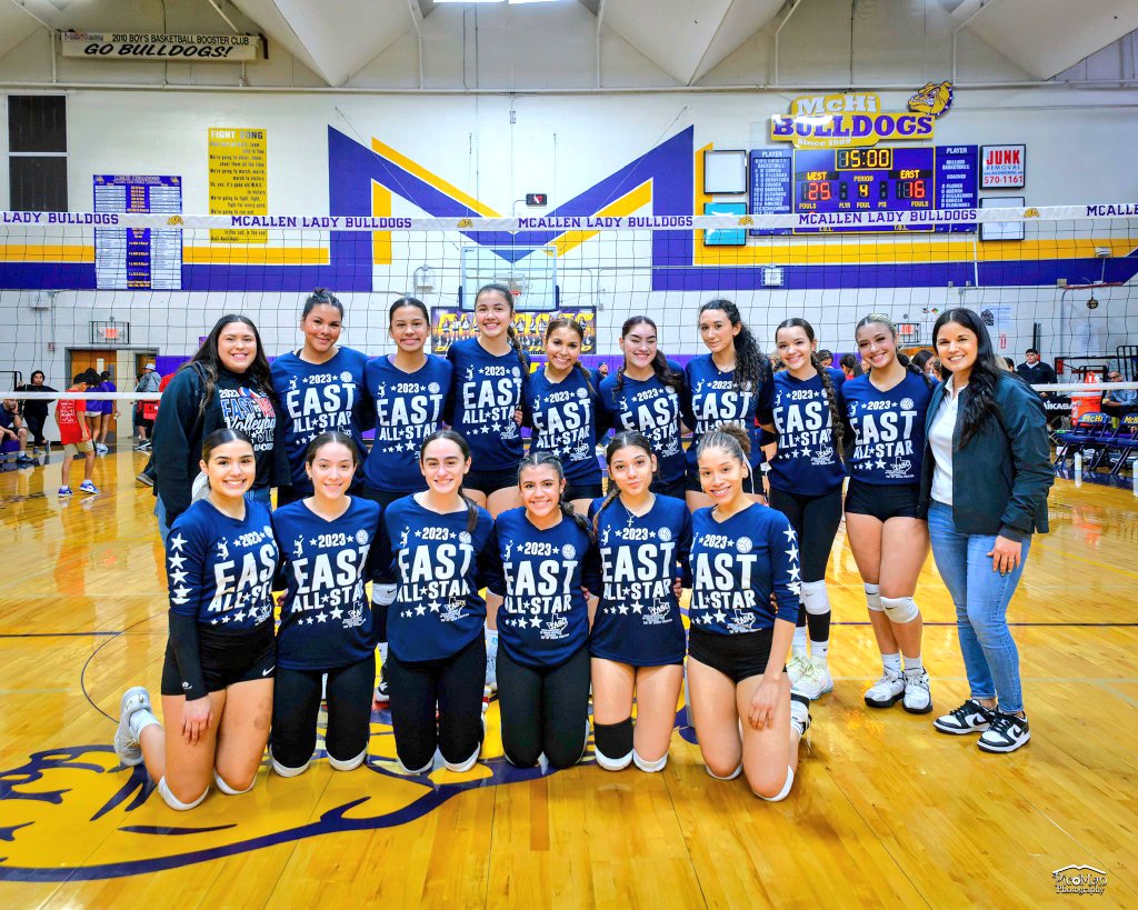 Mercedes_VBall's tweet photo. Proud of our 5A East All Star girls for their performance today and we will cherish the memories and bonds that you all created in such a short time 💙💪🏐 #East https://t.co/apTHkFbAgG