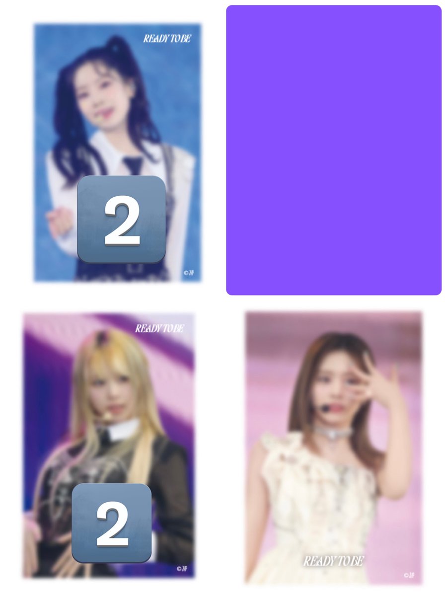 __okayusan__'s tweet photo. TWICE オンラインくじ 交換 買取

譲 ナヨン、ジョンヨン、モモ、ミナ、ダヒョン、チェヨン、ツウィ

求 white ver.サナまたは買取

数字の数分ございます
長期の取引となりますため、ご理解いただける方のみお声かけお願い致します🙇🏻‍♀️

 #TWICE交換 
 #TWICE買取 https://t.co/KEw3DuIcVw