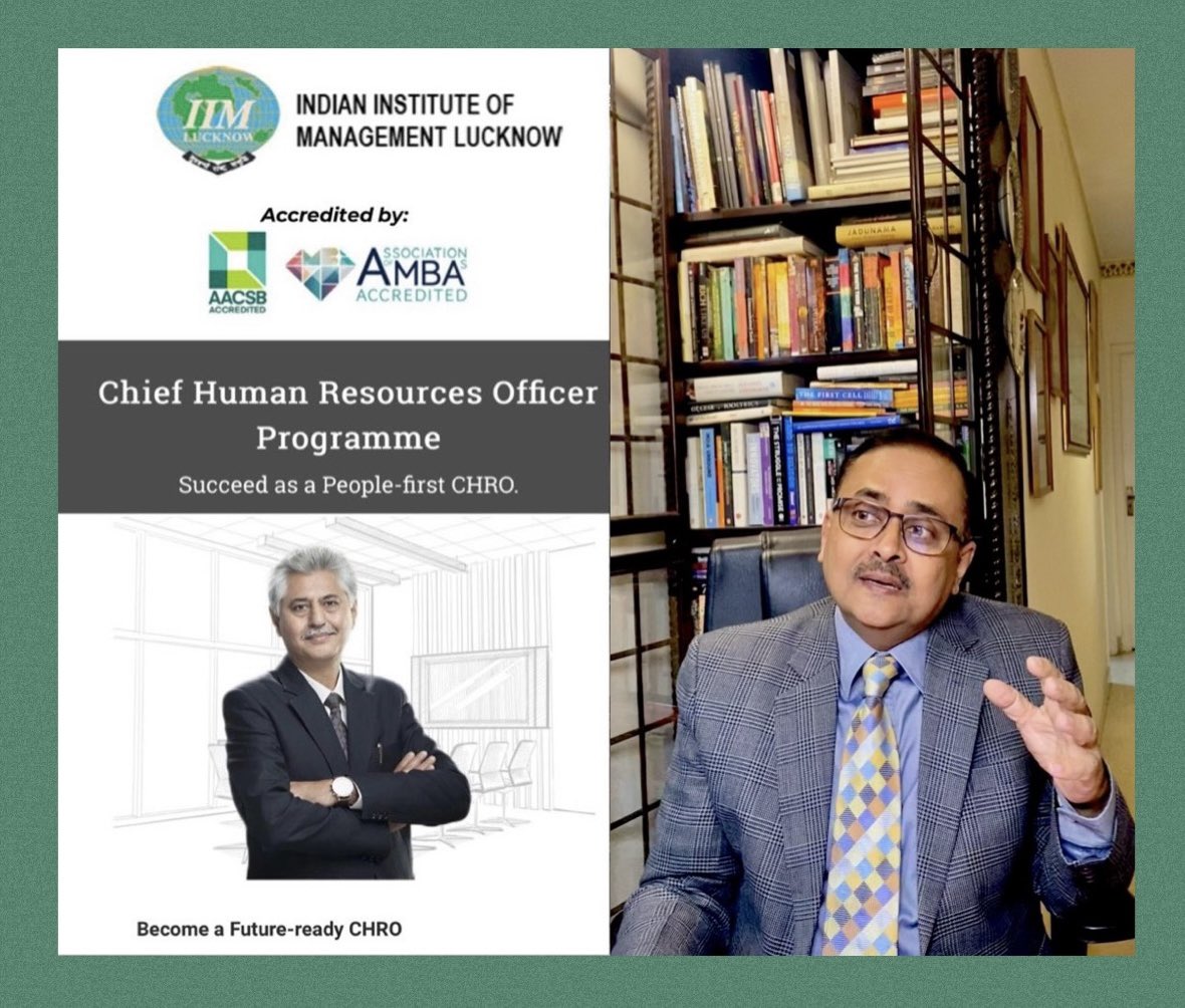 JayantKrishnaIN's tweet image. Happy to have shared my experiences as a Coach and a Mentor with Chief Human Resource Officers-#CHROs of top corporates for Indian Institute of Management Lucknow @IIML’s MDP for 3 hrs. #ManagementDevelopmentProgram  #HRM  @NHRDN @aimaindia @ugc_india  @AICTE_INDIA @EduMinOfIndia