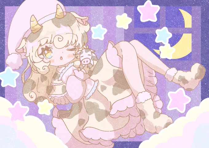 うしちゃん #創作  #創作イラスト
