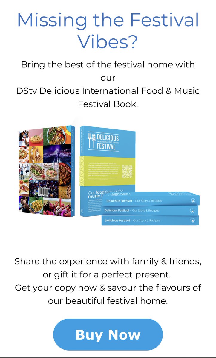 The only version of DSTV delicious festival where I’m guaranteed to get food and drinks without hours long queues.