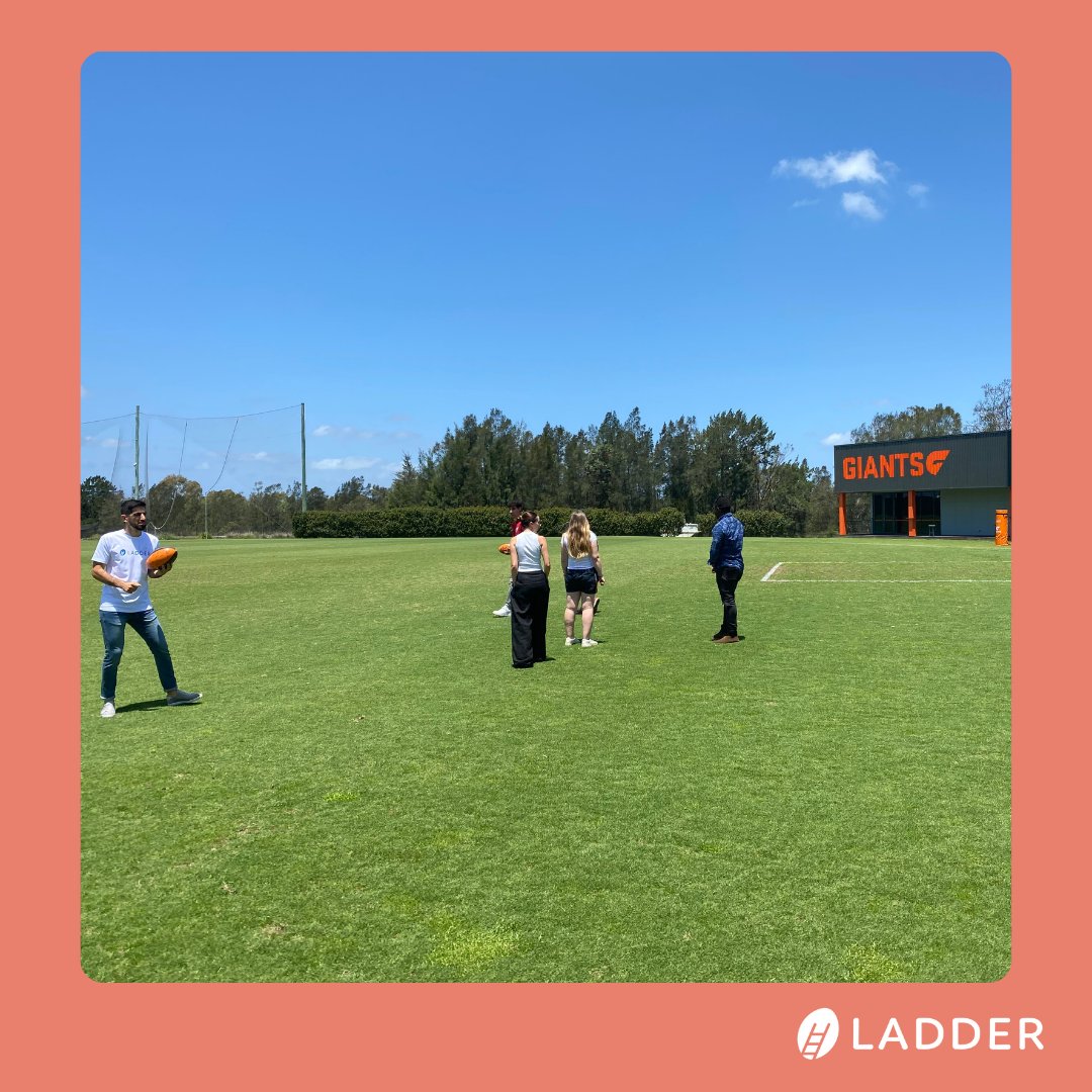 Our community partner the @gwsgiants hosted Ladder Alumni and program participants and Ladder stakeholders for a special lunch. The young people were celebrated for their outstanding achievements and were given gifts from GIANTS staff & players! Read more ladder.org.au/News/a-giant-c…