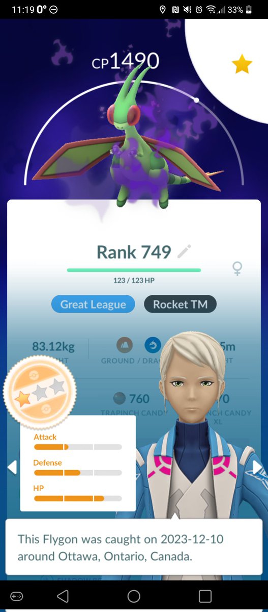 Finally, after years of waiting, I have a Shadow Flygon! Just need a TM event now. Thrilled to see Trapinch in Shadow Raids 😍