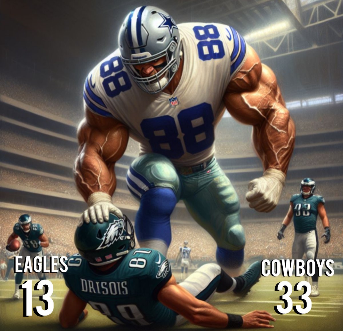 #Dallas dominates from start to finish to take control of the NFC East! 

#PHIvsDAL | #DALvsPHI | #DallasCowboys | #FlyEaglesFly | #CowboysNation | #Philadelphia | #NFL | #SNF