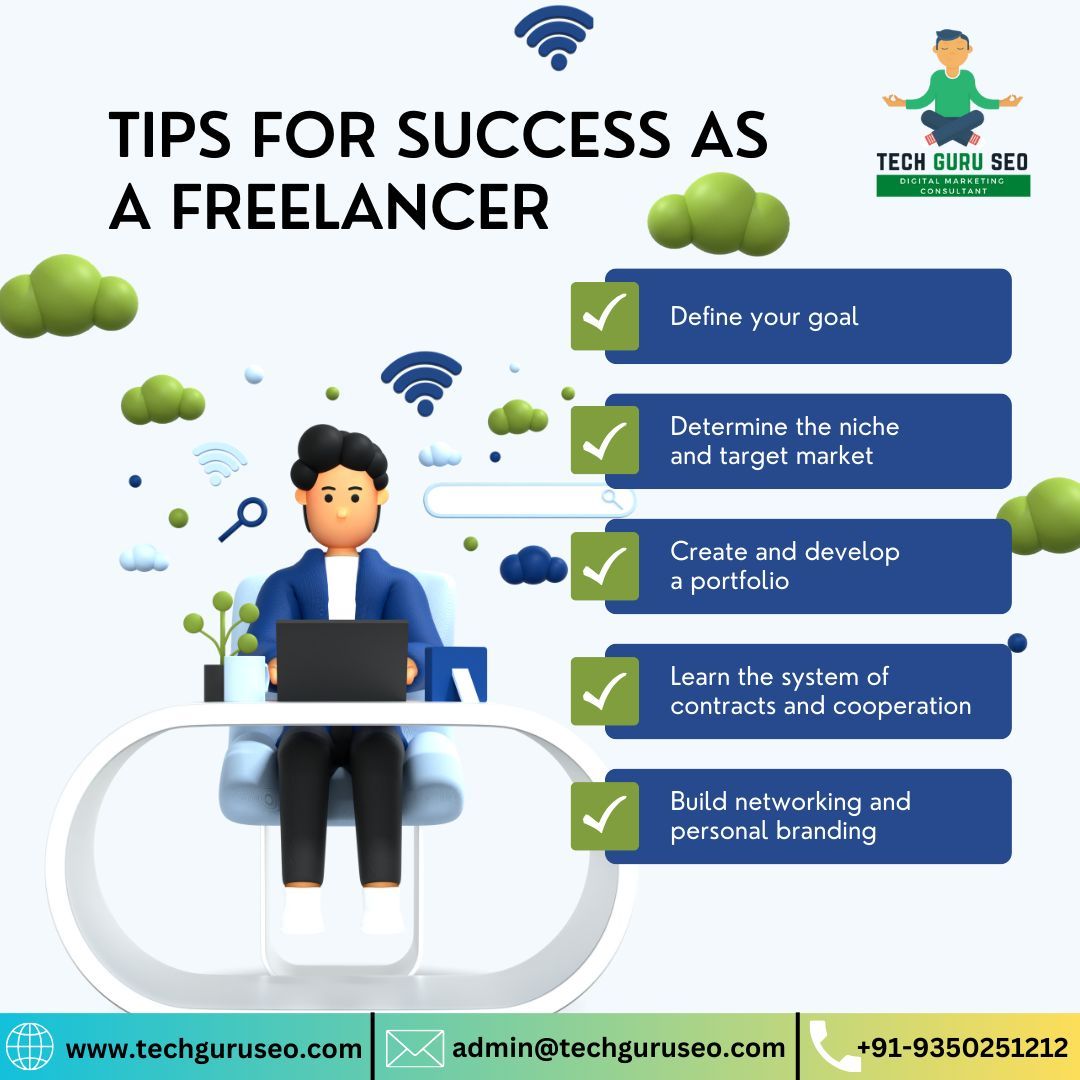 TechGuruSeo's tweet image. Freelancing success tip: Consistency is key! Set a schedule, meet deadlines, and deliver quality work consistently to build a strong reputation. 💼🌟 #FreelanceSuccess #TipTuesday #FreelancingTips #CareerAdvice