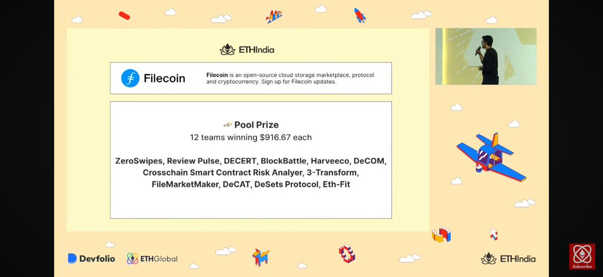It was a great experience working with my boys on building DECERT – that helped us secure the Filecoin prize pool during 🎉🥳 @ETHIndiaco #ETHIndia  #Filecoin