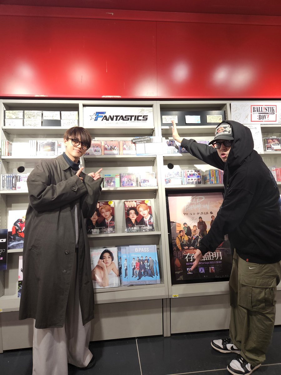 タワ渋訪店】 本日FANTASTICS from EXILE TRIBEより 中島颯太さん世界