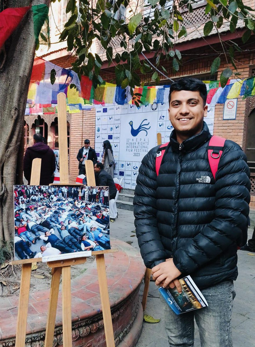 Manishar337's tweet photo. Glad to be part of 11th Nepal Human Rights International Film Festival. 

Film,Documentry Screenings with Photo Exhibition is going on in Nepal Tourism Board. 
Do Visit(Dec9-12)

Thank you Human Rights Film Center family for this opportunity. https://t.co/FfUArdyuX9