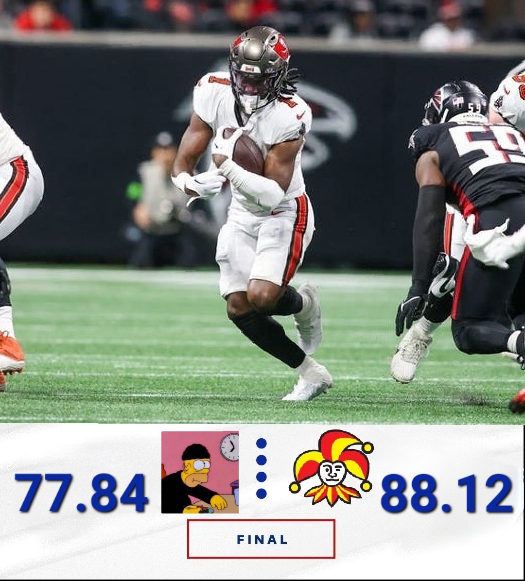 JestersLFFL's tweet photo. Jesters win to improve to 7-7!
Onto Duval next week! https://t.co/UIOhzhFjeR