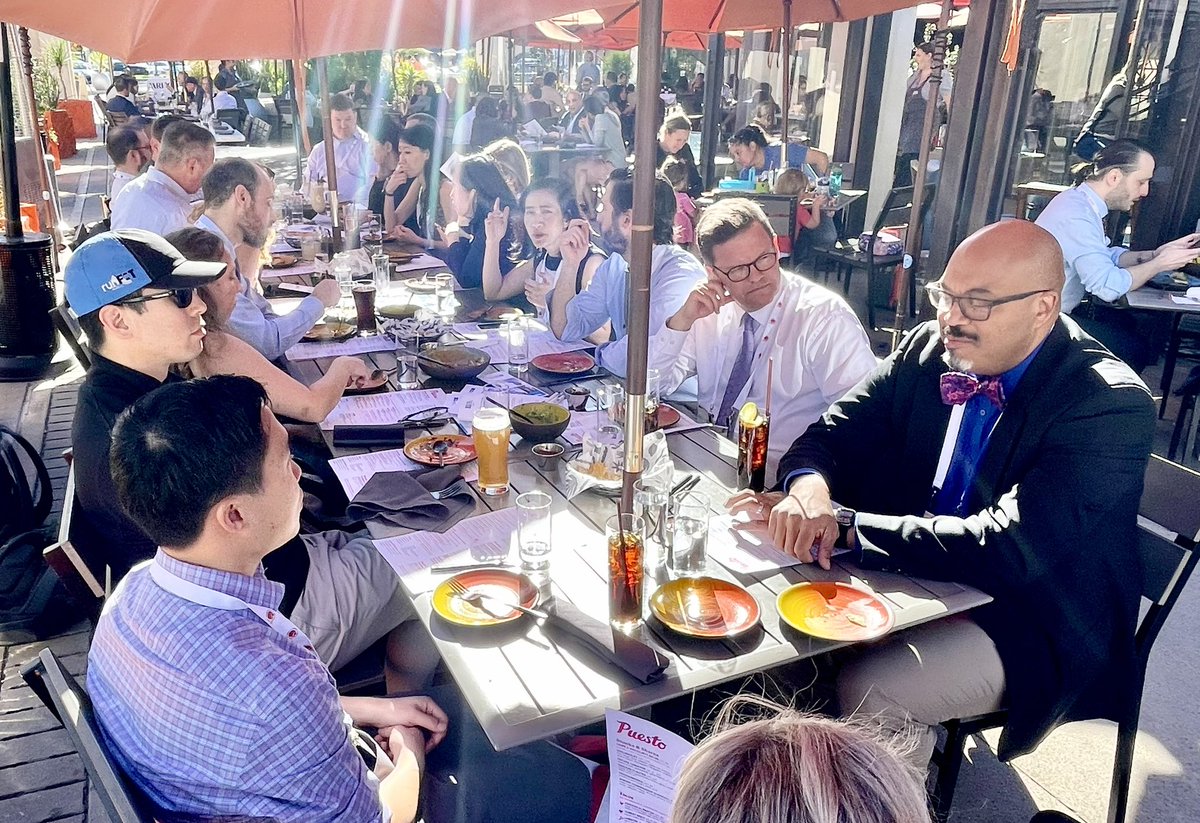 BigTenCRC's tweet photo. More photos from our Big Ten CRC lymphoid, myeloid, BMT/SCT, and multiple myeloma #ASH2023 meetings today! @CraigEmmittCole  @strouse_chris @mpianko @nsc_natalie @LymphomaMD @FrancescaCottin @TMSchmidtMD @suvannasankha @DrAEvens https://t.co/gXmsCSl8Ym