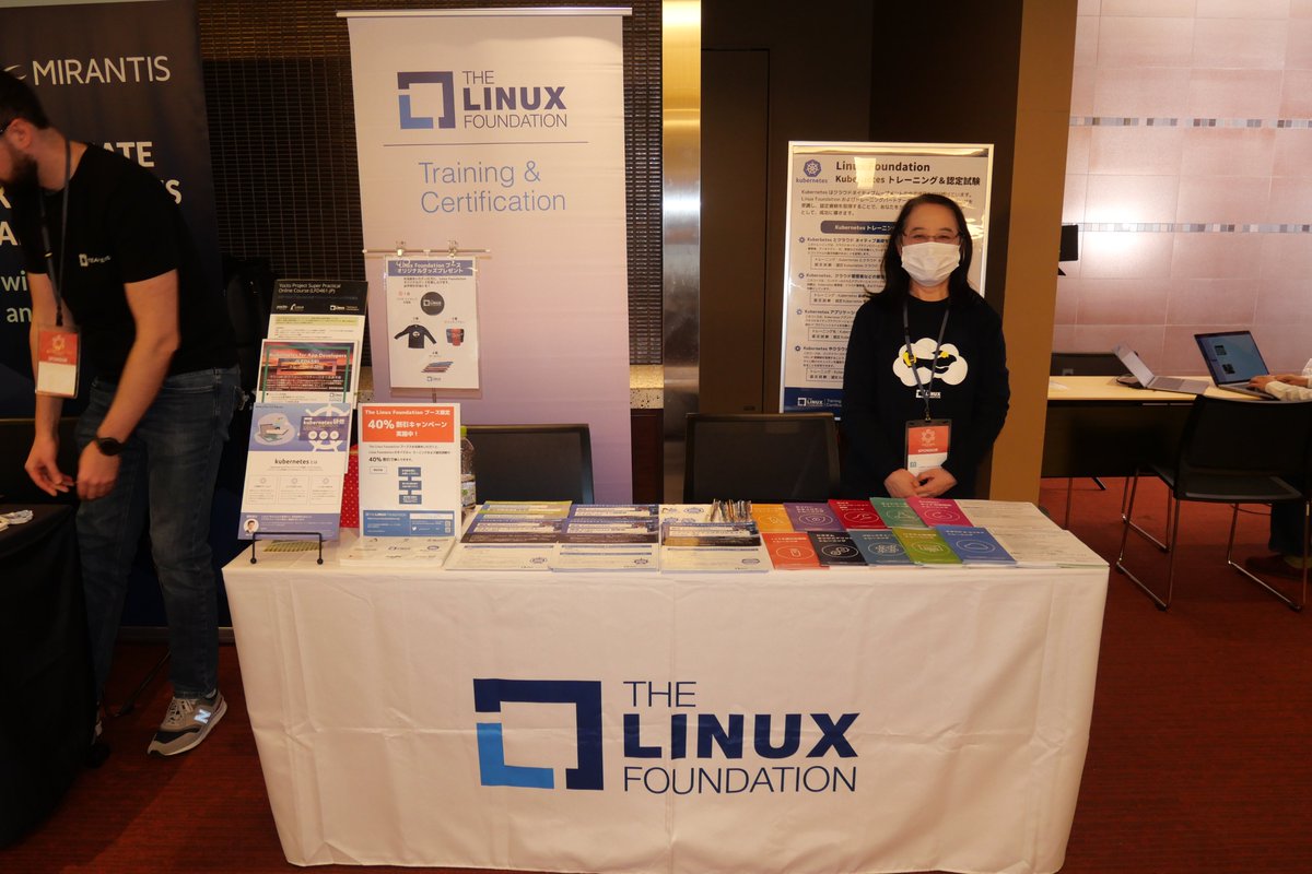 cloudnativedays's tweet image. スポンサーブース紹介！THE LINUX FOUNDATION 様
OSSを触る方はぜひお立ち寄りください！
#CNDT2023 #LinuxFoundation