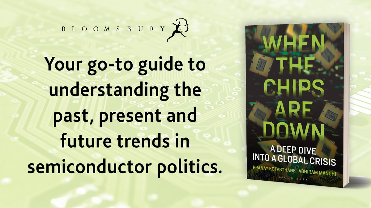 Bloomsbury India (@bloomsburyindia) on Twitter photo #WhenTheChipsAreDown by <a href="/pranaykotas/">Pranay Kotasthane</a> & <a href="/manchigaru/">Abhiram Manchi</a> is a deep dive into the intriguing world of chip geopolitics.
Grab a copy now, available online and in bookstores near you! #WhenTheChipsAreDown by <a href="/pranaykotas/">Pranay Kotasthane</a> & <a href="/manchigaru/">Abhiram Manchi</a> is a deep dive into the intriguing world of chip geopolitics.
Grab a copy now, available online and in bookstores near you!
