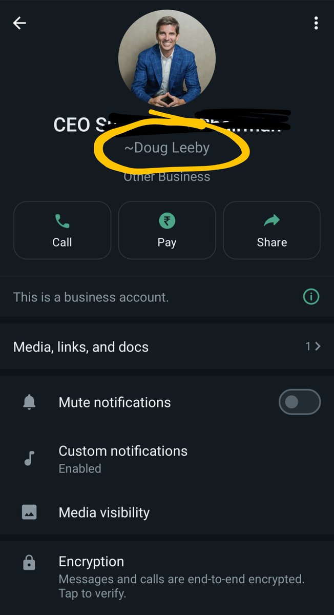 #AppleGiftCard alert
Person connecting from 
+1 (507) 219-1248 masquerades as an executive, hacks into WhatsApps and connects with people from the victims contacts and asks for gift coupons.
Today he is @dougleeby probably of @BeelineGlobal! Y'day he was CEO of diff company.