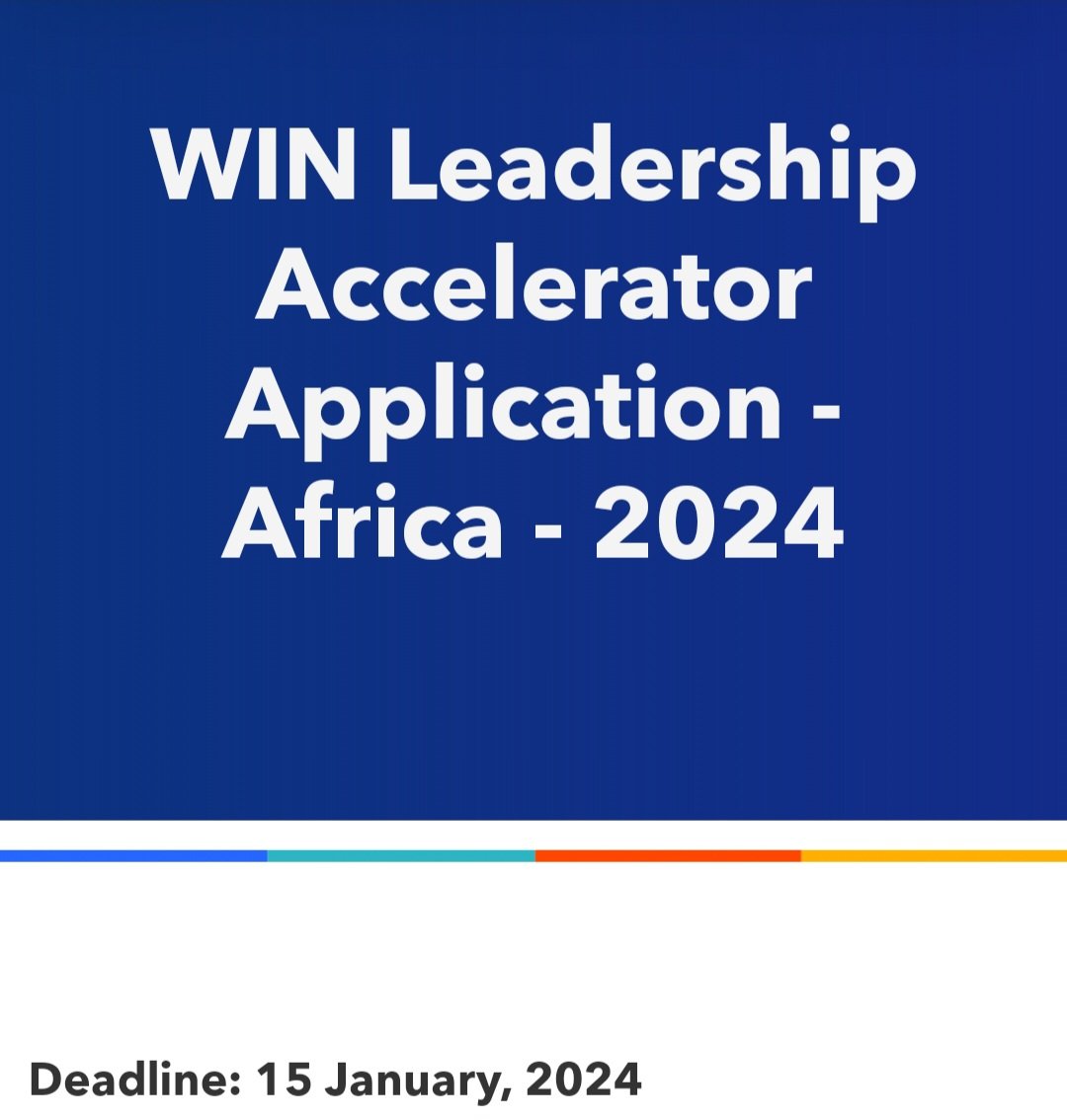 Apply | 2024 WIN Leadership Accelerator Program womeninnews.org/africa-win-acc… #LeadershipDevelopment #Mentorship #jsnetzim