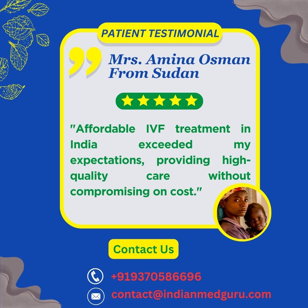 Discover the inspiring journey of Sudanese patient Amina Osman as she recounts her experience with IVF treatment in India.
#infertilitytreatment #minimumcost #besttreatment #topsurgeons #bestdoctors #india
Call Us: +919370586696
Read more :- cutt.ly/7wARcs8u