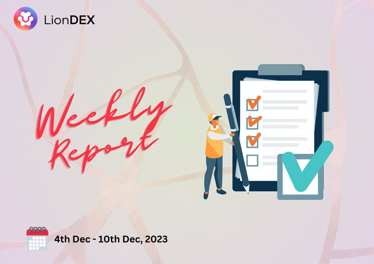 Our Weekly Report: A treasure trove of insights, updates, and accomplishments from the week. Stay connected medium.com/@liondex_offic…