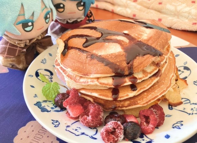 「blueberry pancake」 illustration images(Latest)