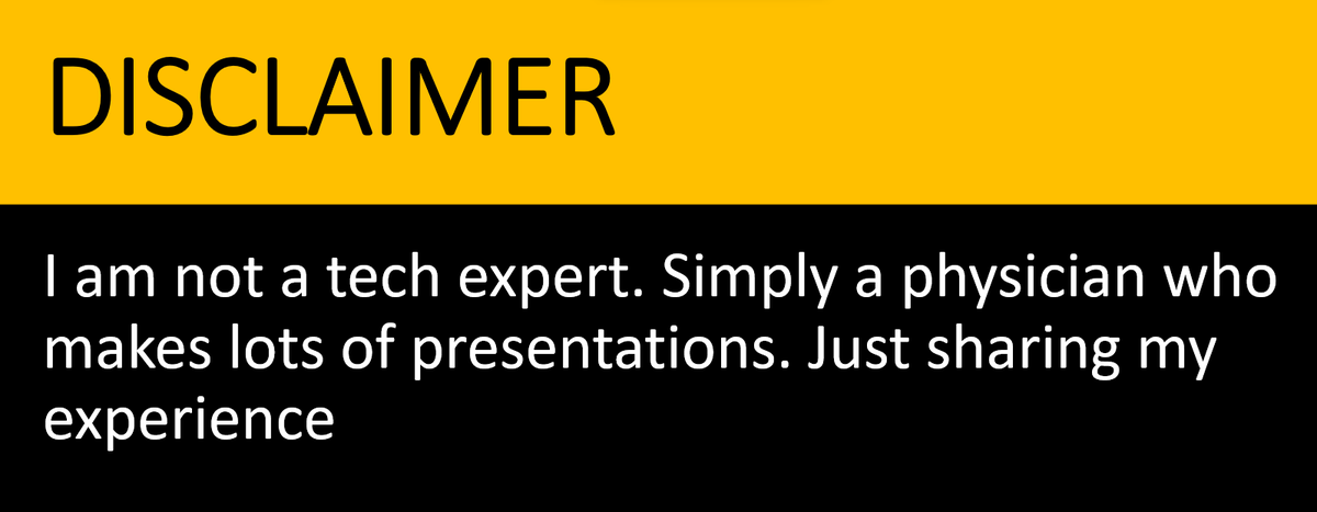 SahajRathi's tweet photo. Making academic presentations in Medicine... A thread🧵

There are many fantastic tutorials on making presentations

However, many of those are a bit too gaudy/corporate-y for academic use

Sharing what I feel are the bare essentials. Please feel free to contribute/correct

#MedX https://t.co/FNE5KD6mIa