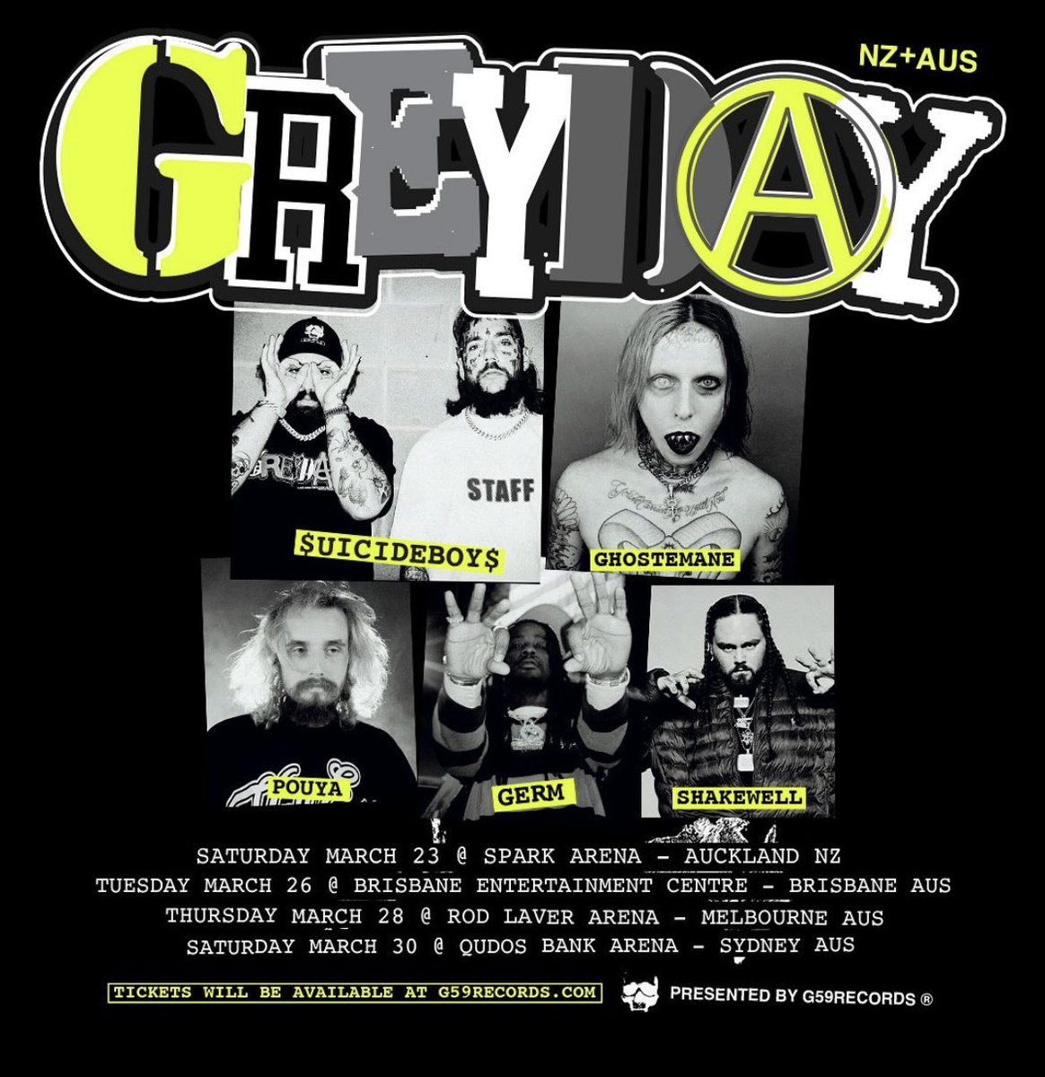 Pyrioz's tweet image. sad they aren’t doing perth ://

guess I’ll book flight to melbourne myself then 😤