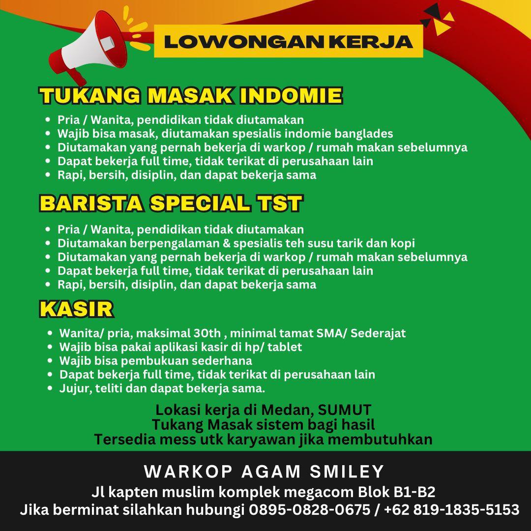 sumutkerja_id's tweet photo. 𝗙𝗜𝗡𝗗 𝗛𝗘𝗥𝗘!
Lamaran atau CV dapat dikirim ke
WhatsApp : 0895-0828-0675 / 0819-1835-5153
Lokasi : Medan

#infolokerterbaru #sumutkerja #jobsumut #lokercot #loker2023 #lokermedan #jobmedan #lokersiantar #lokersibolga #lokerbinjai #lokerrantauprapat #lokertebingtinggi #ولعت https://t.co/GMPPcjYn5F