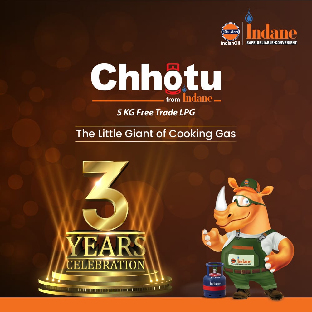 Chhotu from Indane

Our "Little" offering - A Giant step in cooking gas convenience

Turns 3 today #ChhotukaBirthday