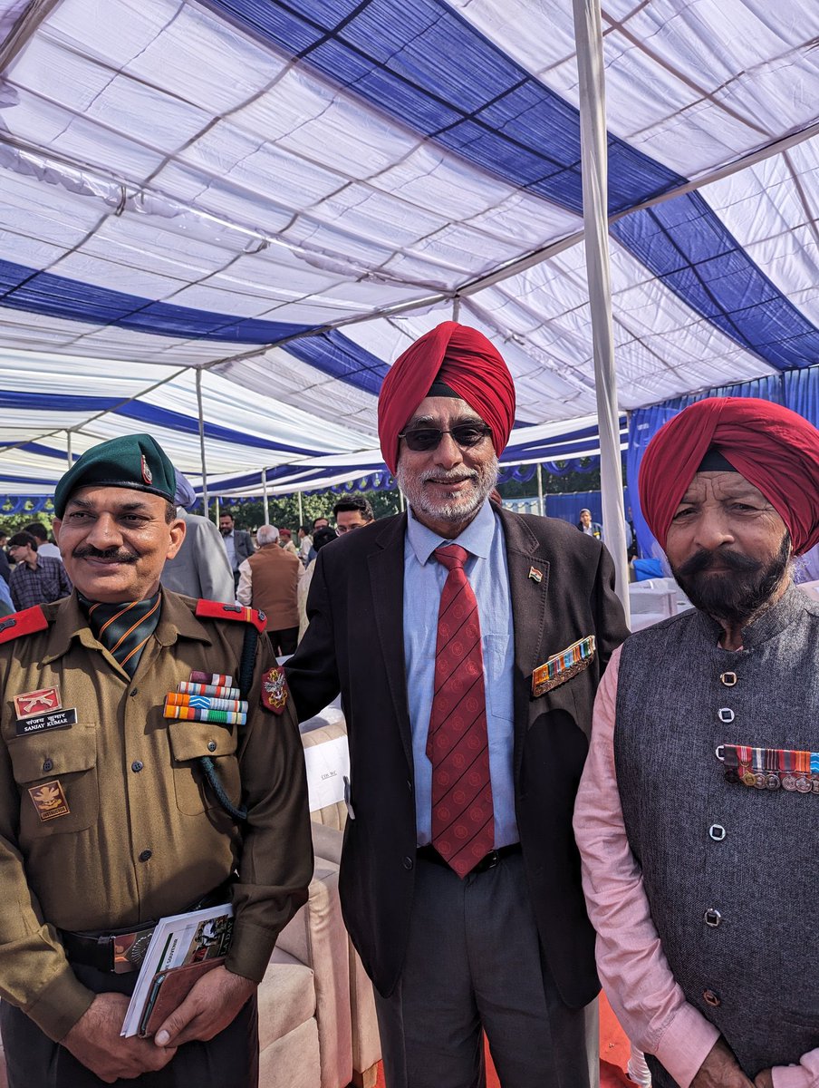 Col Daljeet Singh Cheema, Hony Captain Bana Singh Param Vir Chakra (Retd) Sub Major Sanjay Kumar, Param Vir Chakra, Governor Punjab, Gen V P Malik, Maj Gen B D Wadhwa, Lt Gen kamal Jit Singh all the brave soldiers of motherland 🇮🇳🙏🏻