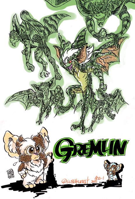 一年前は金ローで、今年は午後ローで『グレムリン』放映中なんですねえ 自分.. すざく さんのマンガ ツイコミ(仮)