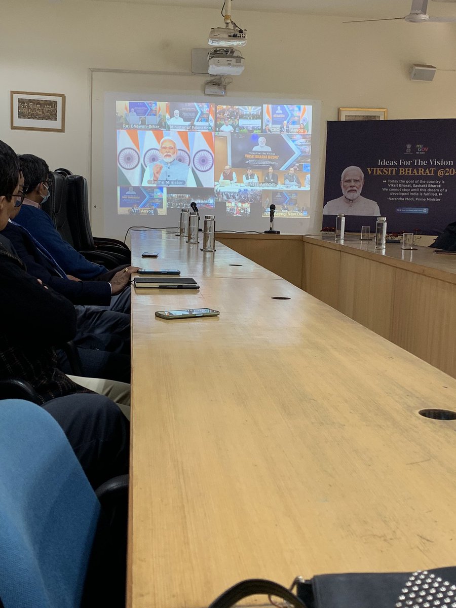 himadridelhi's tweet photo. ViksitBharat@2047 @OfficialIGNOU with Directors and Divisions’ Heads… #ViksitBharat #VikasitBharatSankalpYatra #ProgressiveIndia #EducateIndia #educate @NITIAayog @EduMinOfIndia https://t.co/l0FKPi1OeI