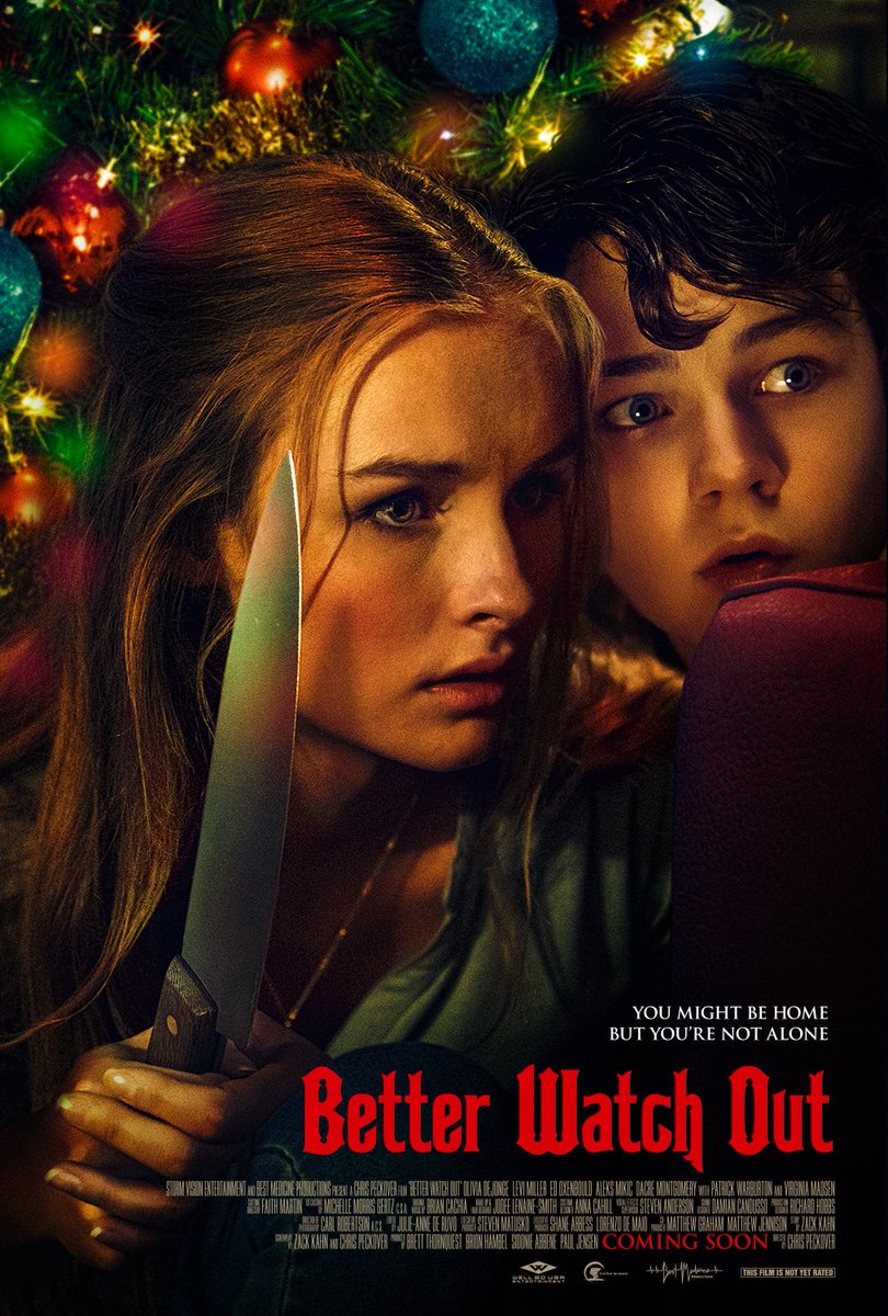 Join #FrightClub and tweet along Monday's feature, Better Watch Out (2017), at 10:00 PM ET. Available on Prime, Shudder, Tubi, PlutoTV,  &amp; Roku Channel.

Deck the halls with blood.