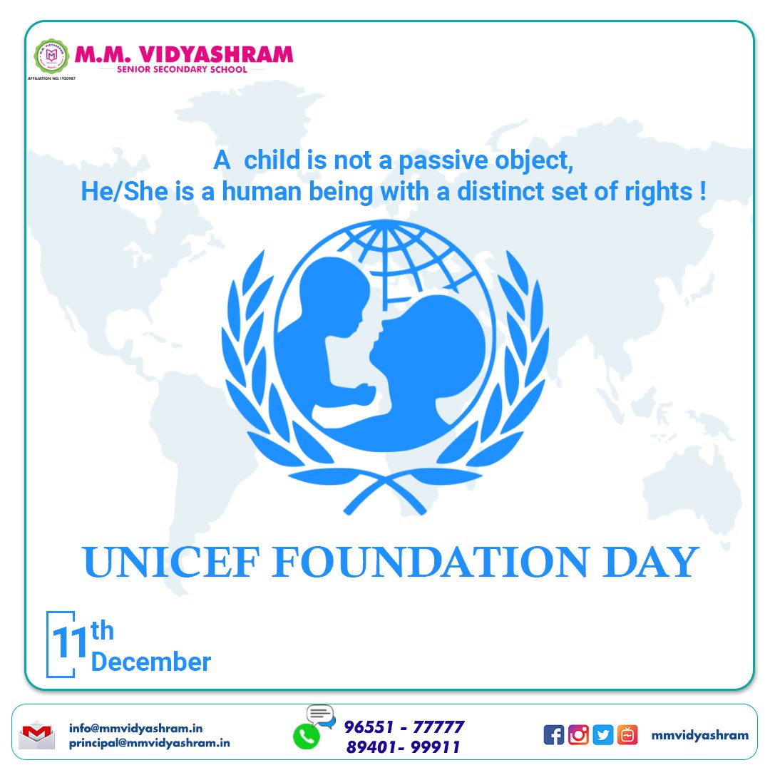 Celebrating 77 Years of Child Protection!
Happy #UNICEFDay!
At M.M. Vidyashram, we stand with UNICEF in ensuring every child has the right to health, education, and a safe childhood. #EveryChildCounts  #TogetherForChildren #CBSE #school #kovilpatti #mmvidyashram #happymmv