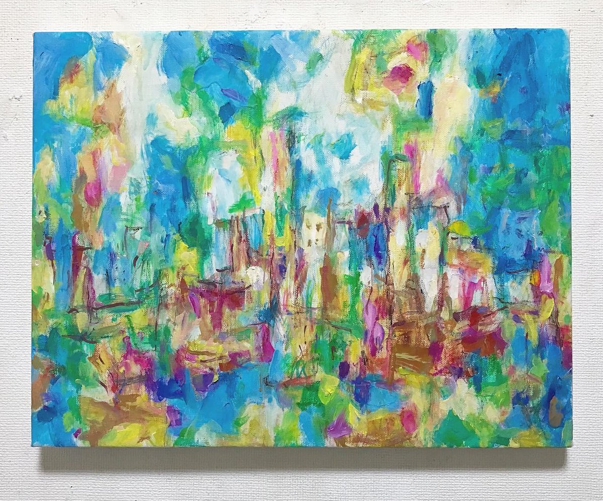 [CITY-2308] : 32x41cm  acrylic,crayon,oil,collage  on  canvas  2023  #art #painting #fineart #ContemporaryArt #city #アート #絵画 #現代アート #現代美術 #コンテンポラリーアート #ペインティング #都市