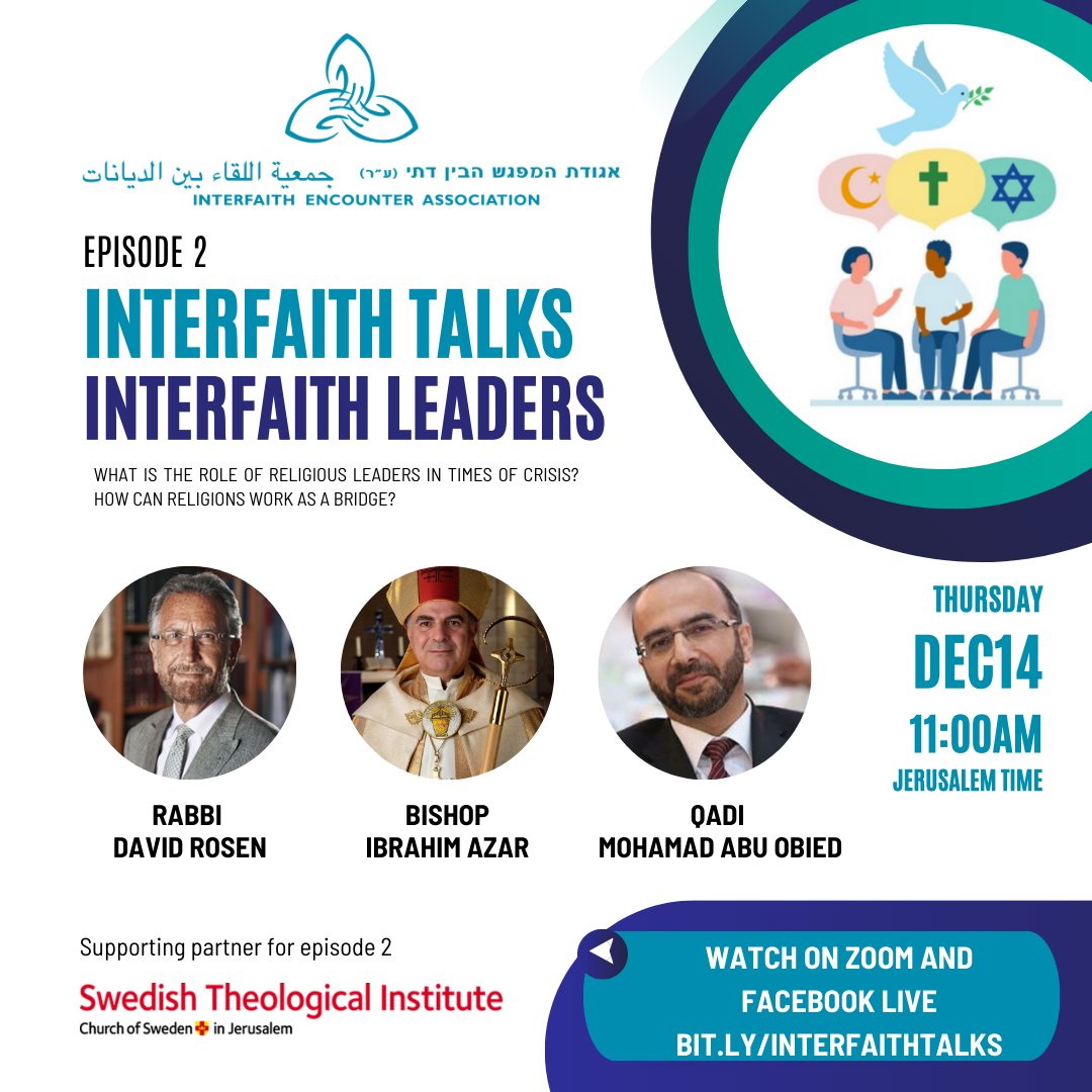 Join us for the second episode of Interfaith Talks!
bit.ly/InterfaithTalks