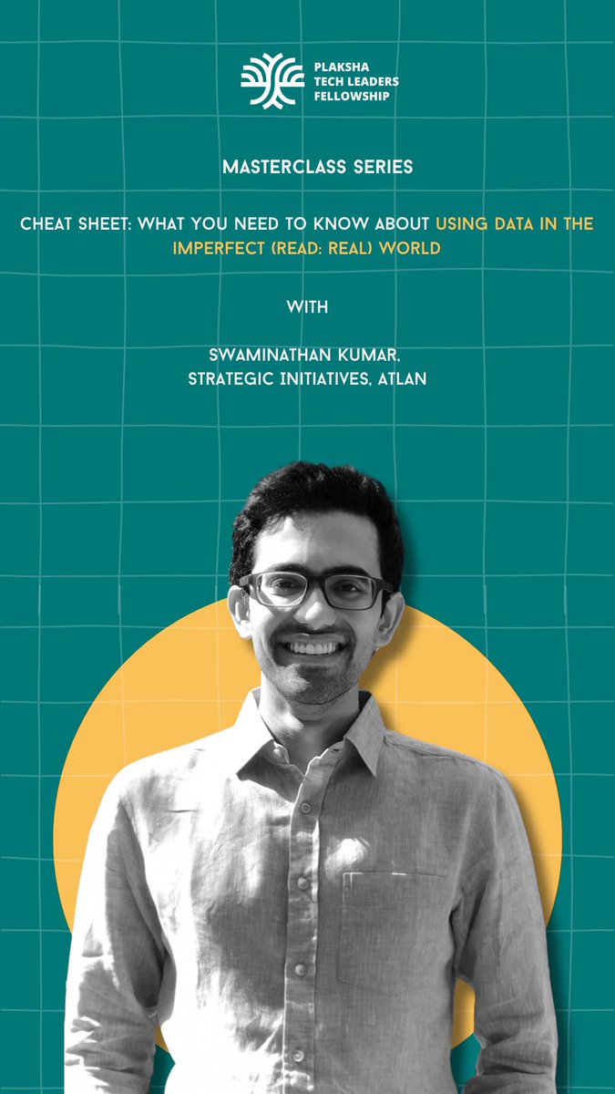 PlakshaTLF's tweet image. We are excited to host @swamusing for a Masterclass at our campus today! Discussing data and what it means to apply data in solving real world problems ⚡️ 

#data #moderndata #realworld #problemsolving #masterclass #AI