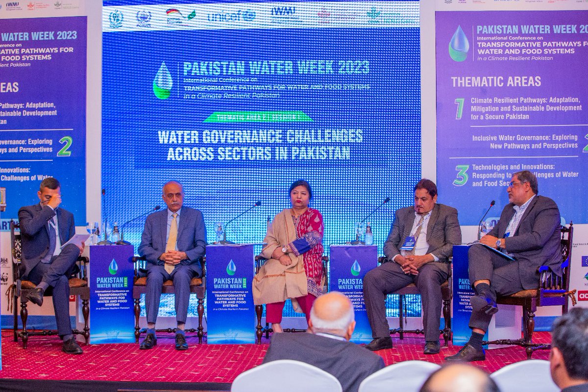 pcmu786's tweet photo. D.G, Directorate-SWS &amp; Barrages Improvement @nzessani actively participated in Pakistan Water Week by International Water Management Institute (IWMI). He shared valuable insights on water governance and presented the groundbreaking Sindh Water Policy. #WaterGovernance https://t.co/0qzpN0D2Pl