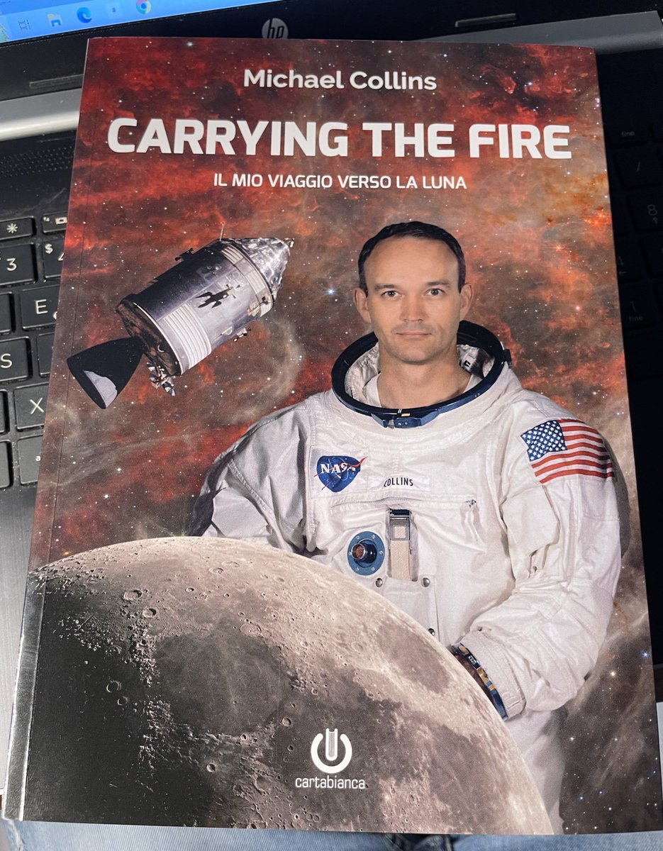 Ecco la versione in lingua italiana di Carrying The Fire, un regalo meraviglioso per questo Natale! Grazie a @disinformatico e a tutto lo staff che ha curato la traduzione. Sono orgogliosissimo di aver sostenuto l’iniziativa attraverso il crowdfunding 🚀🚀🚀