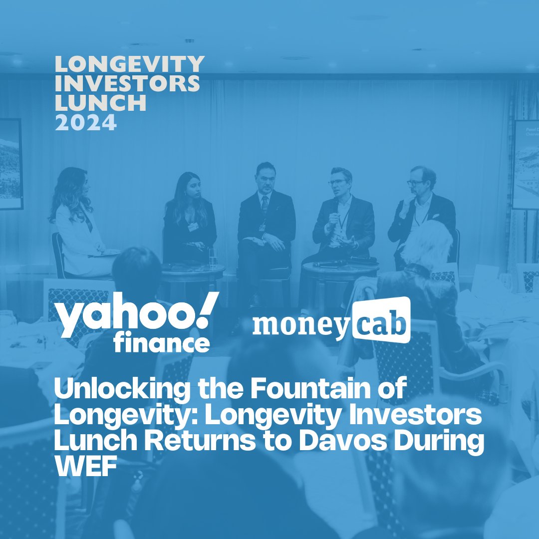 Our Longevity Investors Lunch in Davos is making waves in the media 🌐 Check out the featured article on Yahoo Finance and Moneycab for the inside scoop on Longevity Investors Lunch 2024! 🧬 Discover the full article here: finance.yahoo.com/news/unlocking… #LongevityInvestors #Davos2024