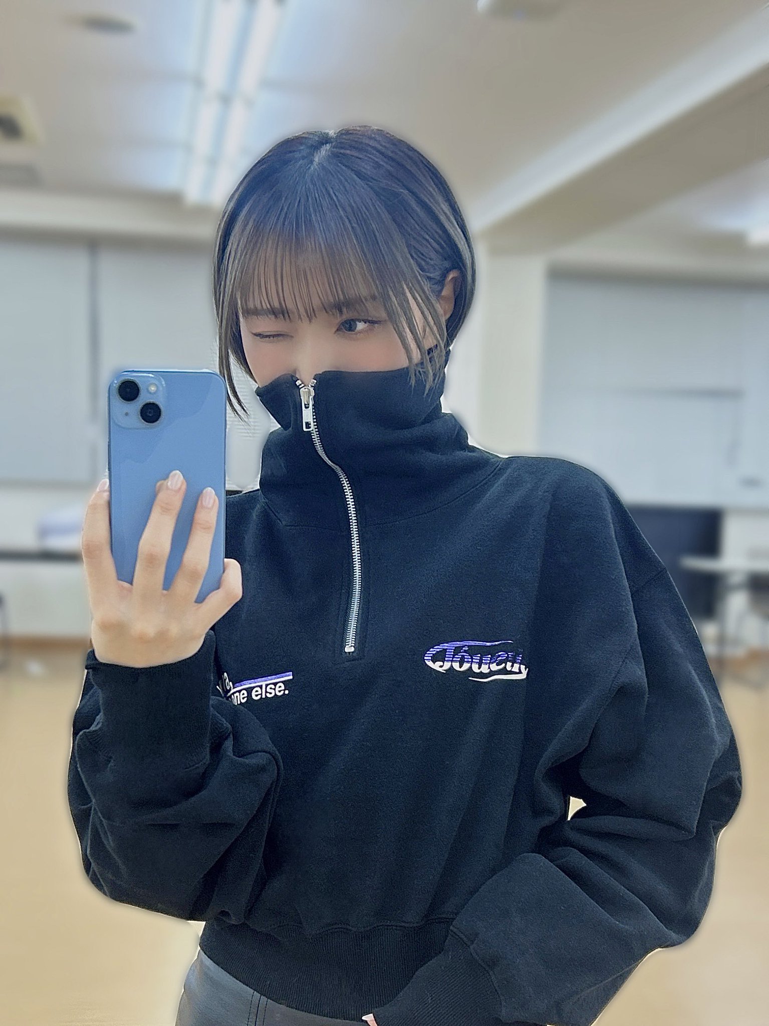jouetie ハーフジッププルオーバー イコラブ野口衣織コラボ　黒 野口 衣織 on X: 