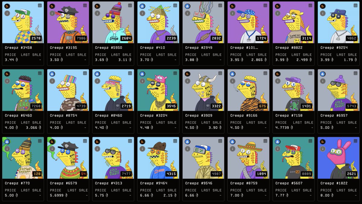 MoonFue1's tweet image. Absolutely LOVING seeing all the new lizards joining the @Overlord_xyz family.

I missed the first ten crazy weeks and started my Creepz journey in March '22 with this guy, as i was convinced the floor was going to rip well past my ability to catch up.

I bought in at 3.3eth.…