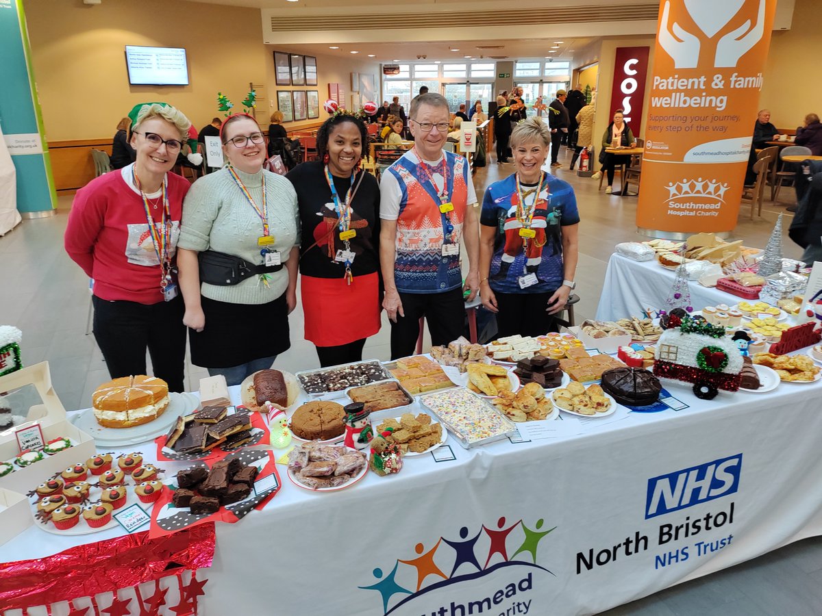 The most amazing Team - doing their bit to raise money. Please stop and buy yummy cake @NorthBristolNHS