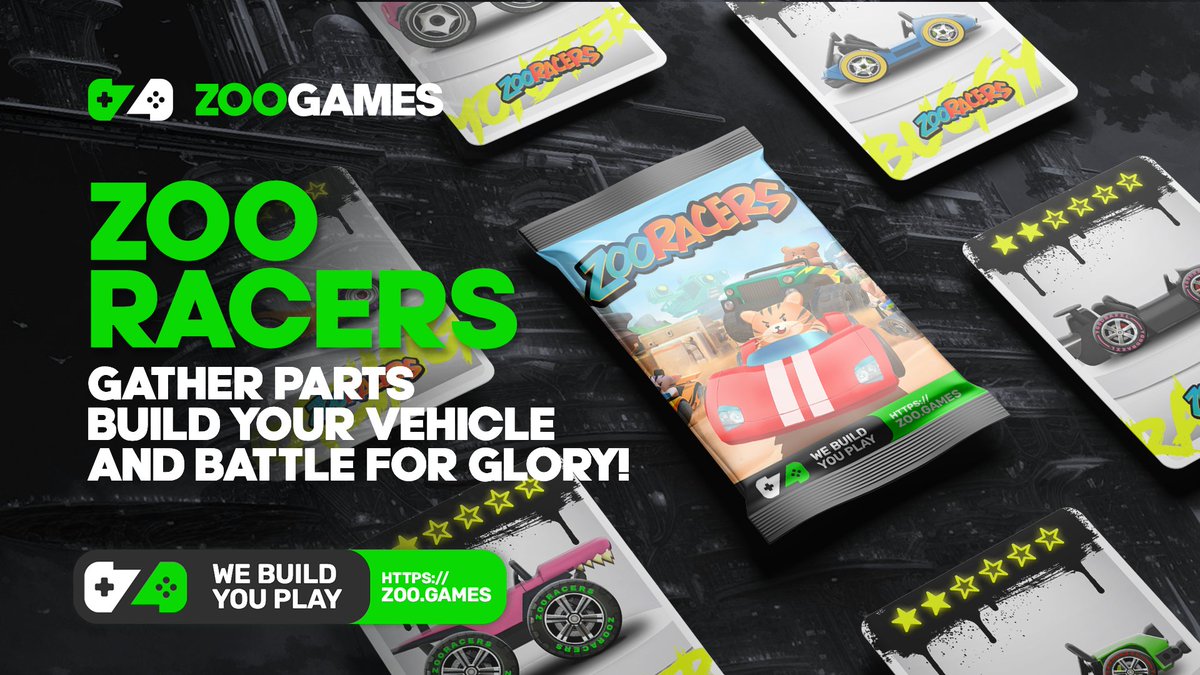 📢 Exciting news for #ZooRacers fans!

Get ready for the Vehicle Builder feature🚗

Build your dream ride, from a sleek racing car to a rugged monster truck.
Customize every detail to make it uniquely yours!

#ComingSoon #VehicleBuilder #CustomRides #ZooGames