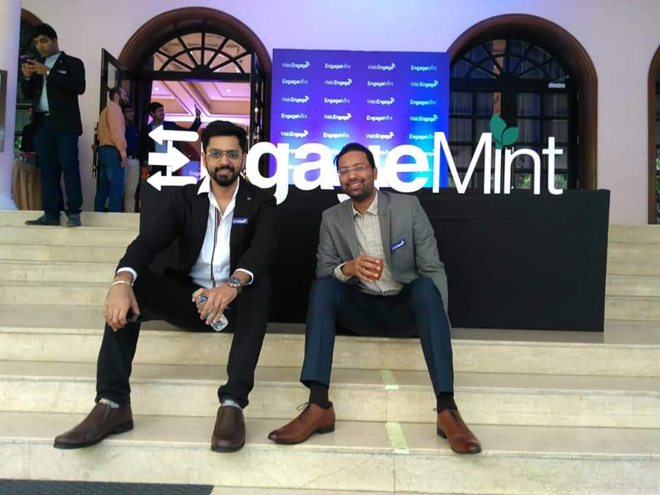 avlesh's tweet image. Circa 2018 - 2nd edition of #EngageMint in BLR! After our maiden thought  experiment we launched in 2017 in BOM, we were super nervous to make this event work outside of our &quot;home turf&quot;. Alongside me in this picture is Priyam (@deejaypj), who led from the front to make sure we…