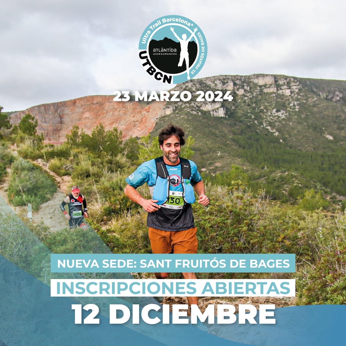 ‼️ Las INSCRIPCIONES se abrirán MAÑANA a las 12 pm. 🙌🏼 Sant Fruitós de Bages acogerá la Ultra Trail Barcelona by Atlántida 2024.