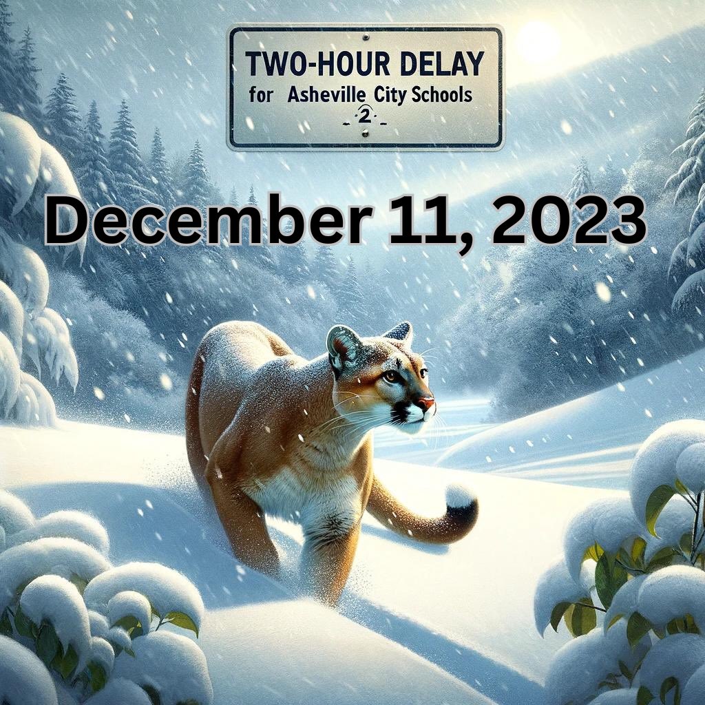 Asheville City Schools will operate on a two-hour delay today. Additionally, while buses will run on a delayed schedule, there will be no bus service on icy roads. Ensuring the safety of our students and staff is our utmost priority. School Start Time: All schools will begin two…